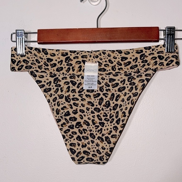 L*space Veronica Bikini Bottom in Leopard size S NEW $29 FINAL - Picture 3 of 6